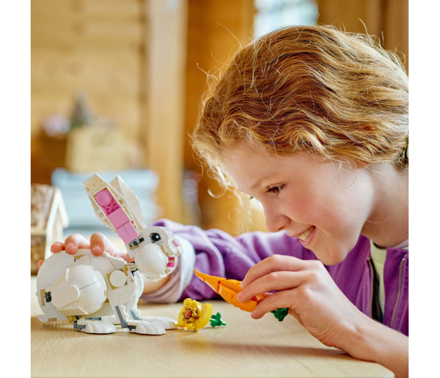 LEGO Creator 3 w 1 31133 Biały królik - 1090573 - zdjęcie 5